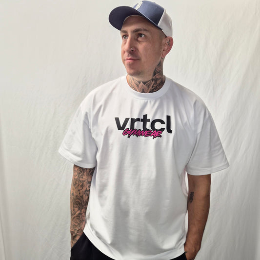 THE VRTCL OVERSIZED TEE : HEAVYWEIGHT WHITE