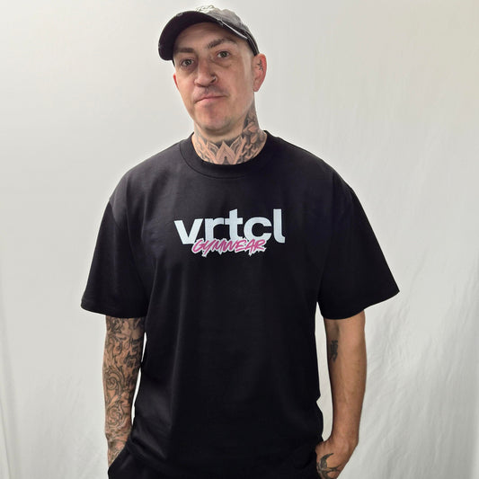 THE VRTCL OVERSIZED TEE : HEAVYWEIGHT BLACK