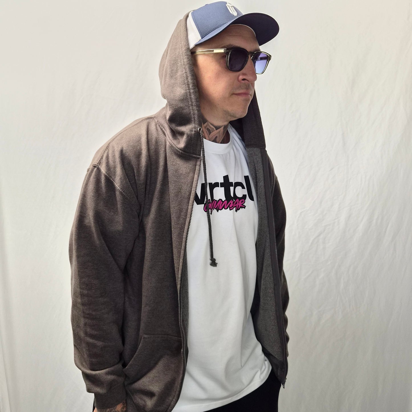 BLACKOUT ZIP HOODIE