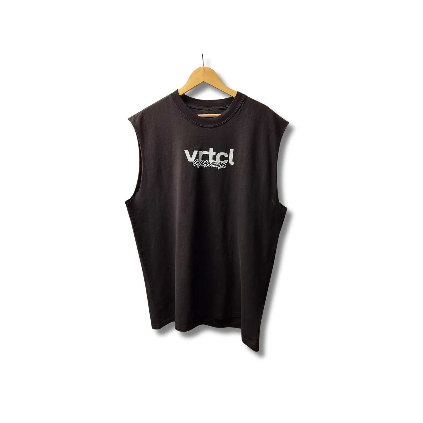 HEAVY FADED CUT OFF TANK